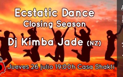 Ecstatic Dance Closing Season | 26 julio | Casa Shakti