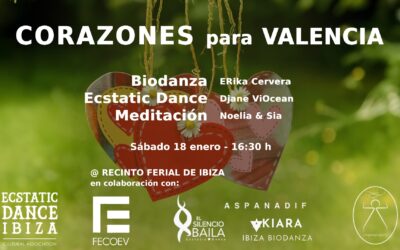 Ecstatic Dance Solidario | HEARTS FOR VALENCIA | Djane ViOcean | 18 ene